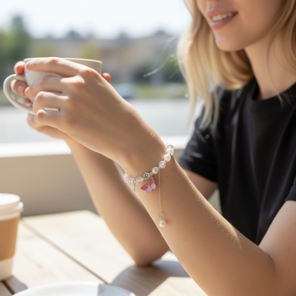 Stretchy Butterfly Bracelet